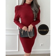 DB 8-888 DRESS CLAY BODYCONE / MINI DRESS