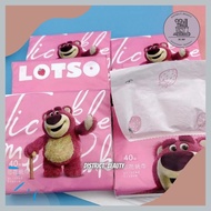 LOTSO BEAR MOTIF DRY TISSUE SQUARE DRY TISSUE TRAVEL SIZE FACIAL TISSUE CUTE CHARACTER TISSUE