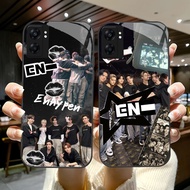 DK-1 Enhypen OT7 HD Glass Casing hp OPPO A57 A16K A16E A76 A77 A17 A77S A57S A36 A96