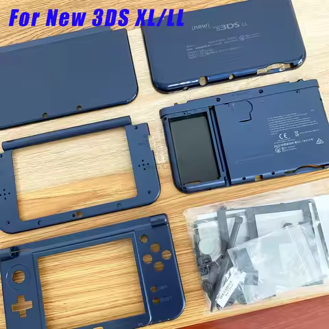 New Full Shell Housing Set Case For Nintendo 3DS XL /LL For 3DS LL Blue Color Case Protective Hard S