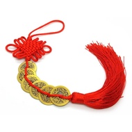 Six Coins Feng Shui Tassel - 6 Coins Amulet - Feng Shui Megamall
