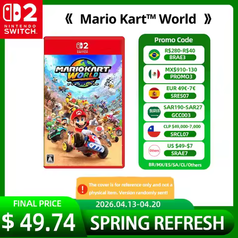 Nintendo Switch 2 - Mario Kart World - 100% Official Games Physical Deals Racing Party Genre Game Sw