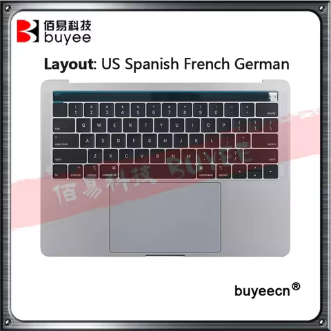 Genuine A1989 PalmRest Topcase For Macbook PRO Retina 13.3" A1989 US UK RU Spanish French German Key