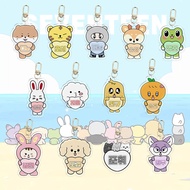 New Style seventeen seventeen Same Style Transparent Acrylic Keychain