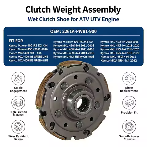 Clutch Centrifugal Block For Kymco Maxxer 400 IRS 2X4 4X4 450 I MXU 400 450i 2X4 4X4 2261A-PWB1-900