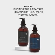 ÉLABORÉ Eucalyptus & Tea Tree Shampoo / Treatment (450ml/1000ml)