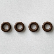 O-Ring Nozzle (Coffee Color) 4 Pieces 1 Set Size 14.5mm*7.5mm*3.5mm High Heat Resistance
