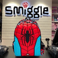 [READY STOCK] [ORIGINAL] Smiggle Marvel Spider-Man Junior Hoodie Backpack 3-6 school bag Purple backpack Wander Junior Backpack ADUR