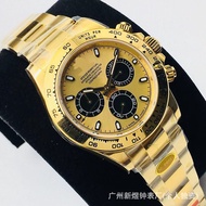 New Arrival Texture Laborator Daytona Series Watch 4130 Multi-Function Chronograph Mechanical Panda 