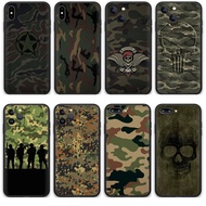 Silicone TPU Samsung Galaxy A02 M02 A02S A03S A03 Core A04 A04S A04E M04 F04 PV25 Camuflagem Soft Ph