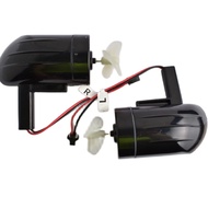 7.4V Underwater Thruster Brushed 390 Motor Propulsor Forward Reverse 3-Blade Propeller Waterproof En