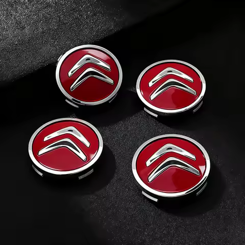 Citroën Logo Wheel Center Cap ABS+Metal Alloy Hub Cover for C3 C4 C5 C1 Berling Xsara Picasso Replac