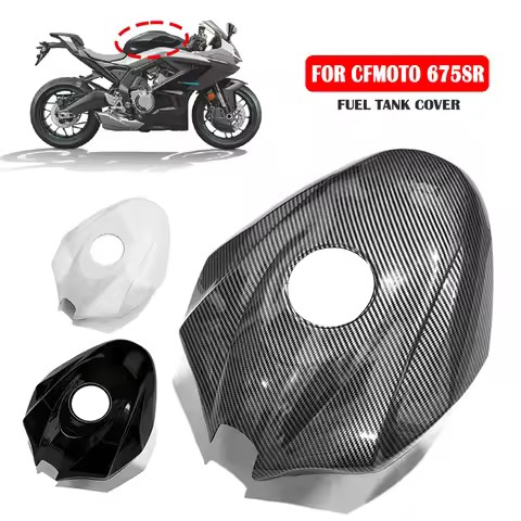 Fit For CFMOTO 675SR 675 SR Motorcycle Accessories Fuel Tank Cover Guard Fairing ABS Carbon Look Oil