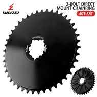 WUZEI 3-nail aluminum alloy seal disc, 40-58t multiple tooth ratios, support 7-12 speed, suitable fo