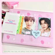 Photocard haechan nct Md official: full set lucky card 6th anniversary 127 - merch binder hot sauce 