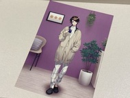shu yamino 壓力襪 otto 聯動 特典明信片 nijisanji en 2434 彩虹社