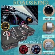 [ RED & WHITE ] 248ST DEFI BF 60MM METER Gauge Boost Vacuum RPM Volt Water Oil Press Temp Presssure