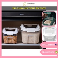 Tong Beras Tempat Simpan Beras Letak Beras Bekas Air Tight Rice Box Storage 5KG / 10KG  0267/0268