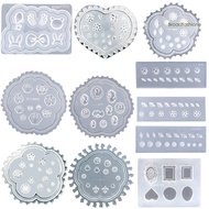HY.mj.Nail Art Silicone Mold Leaves Flower DIY Craft Jewelry Decoration Accessories