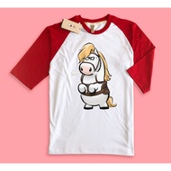 Raglan chonky Fat Horse bu2ma Funny Horse Funny Chinese New year 2026 Chinese New year