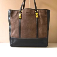 絕版中古包 Loewe蛇骨古董托特包 側背包 單肩包 皮革包 復古包