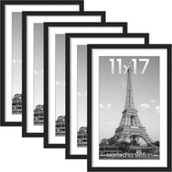 Upsimples 5-Piece Set 11x17 Photo Frame for Display 9x15 Photos (with Padding) or 11x17 Photos (with