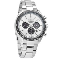 ORIGINAL Seiko JDM Panda Selection Solar Chronograph SBPY165 Stainless Steel Watch