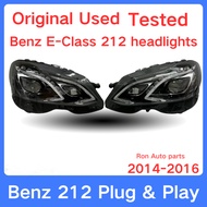 Mercedes-Benz E350 Headlight 212 E250 E200 E300 LED Head Lamp Left Right Original Used 2014-2016