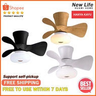 24-32 inch DC Ceiling Fan Fake Ceiling Lamp LED Remote Control Fan Super Large Wind Fan Small Apartm