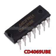 10PCS CD4069UBE DIP14 CD4069U DIP CD4069 DIP 14 CD4069BE new and original IC