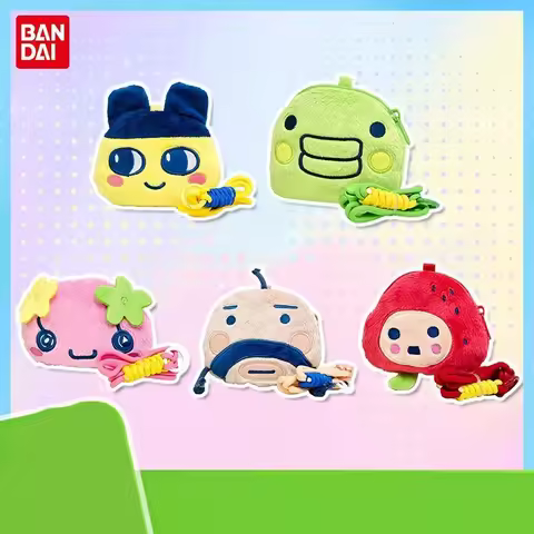 Tamagotchi Mametchi Kuhcipatchi Lovelitchi Soft Plush Coin Purse Earphone Bag Backpack Hanging Ornam