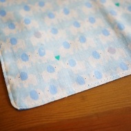 日本二重紗手帕=小象親親=BABY藍