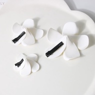 [LY] 1Pcs Plumeria Flower Hair Clips For Women Girls Hairpins Egg Flower Barrette Hawaiian Wedding P