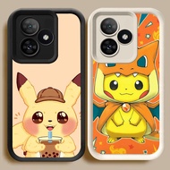 BI62 Pikachu Casing for Realme C51 Note 50 60 C61 C53 White Black