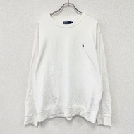 Ralph Lauren Polo 衛衣/運動鞋，白色，XL 碼，古著。