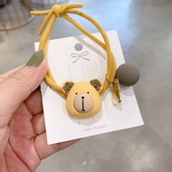 lovemango  ยางรัดผมหมีน้อยน่ารัก เชือกผูกผมน่ารัก ข้อมือน่ารัก Super cute bear with diamond head rope bracelet use a pair of cute hair rope.