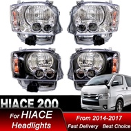 Hot Car Led Headlights For Toyota HIACE HIACE200 GL 14-18 RHD style LED Headlamp Assembly Upgrade Pr