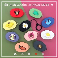 xiaomi mi true wireless earbuds basic 2 headset protective sleeve cartoon soft shell for airdots 2