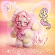 SKULLPANDA × 小馬寶莉系列毛絨公仔掛件 Fluttershy 柔柔