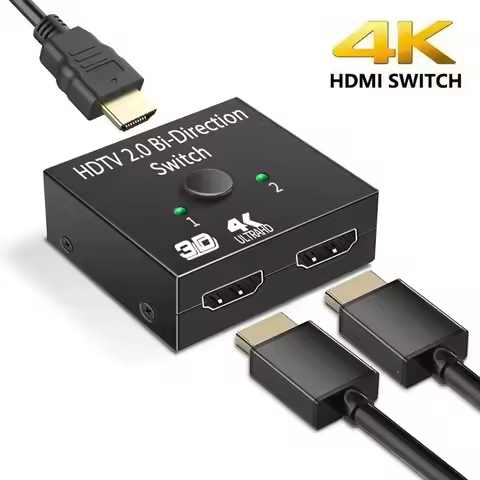 HDMI-compatible Switch HDMI-compatible Splitter Bi-Direction 2.0 Splitter HDMI-compatible 1x2/2x1 Ad