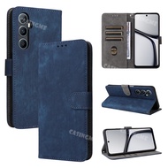 Realme C65 2024 Flip Matte Leather Casing For Realme C65 C 65 RealmeC65 65C 4G 5G 2024 Phone Case wa