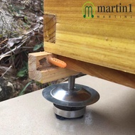 MARTIN1 Beehive Stand Feet, Stainless Steel Rustproof Ant-Proof Beehive Stand, Durable Adjustable He