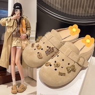 Flower Cartoon Shoes Shoe Buckle Cute Decorative Shoes Soft Birkenstock 2025 Flat Shoes Female diy S
