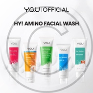 YOU Hy Amino Facial Wash 100g, Anti Acne, Hydrating, Brightening, Oil Control, Facial Wash Soap - CO