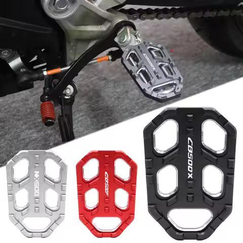 Motorcycle Accessories Front Footpegs Foot Pegs for Honda CB500X CB500F CB400X NX500 NX400 CB 500X 5