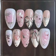 Pink bow nails gel ระยะเวลาจัดเตรียม 3-4 วัน