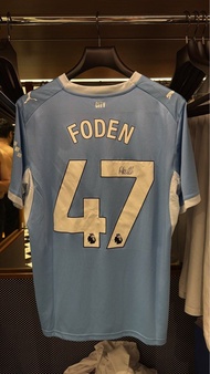曼城 Foden 47 簽名球衣