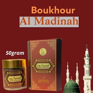 BAKHOOR OUDH GAHARU AL MADINAH ORIGINAL (50g)WANGIAN MADINAH