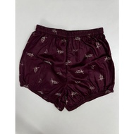 Iyengar yoga shorts - Dark maroon (homemade)