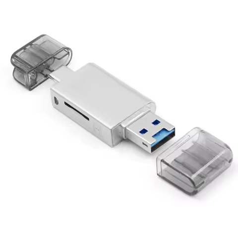USB-C Type C /USB 2.0 to NM Nano Memory Card TF Micro-SD Card Reader for Huawei Cell Phone &Amp, Lap